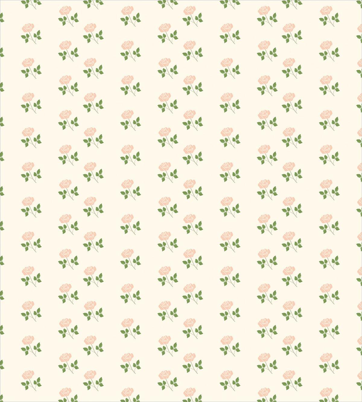 Vintage Rose Pink Petals — Pattern
