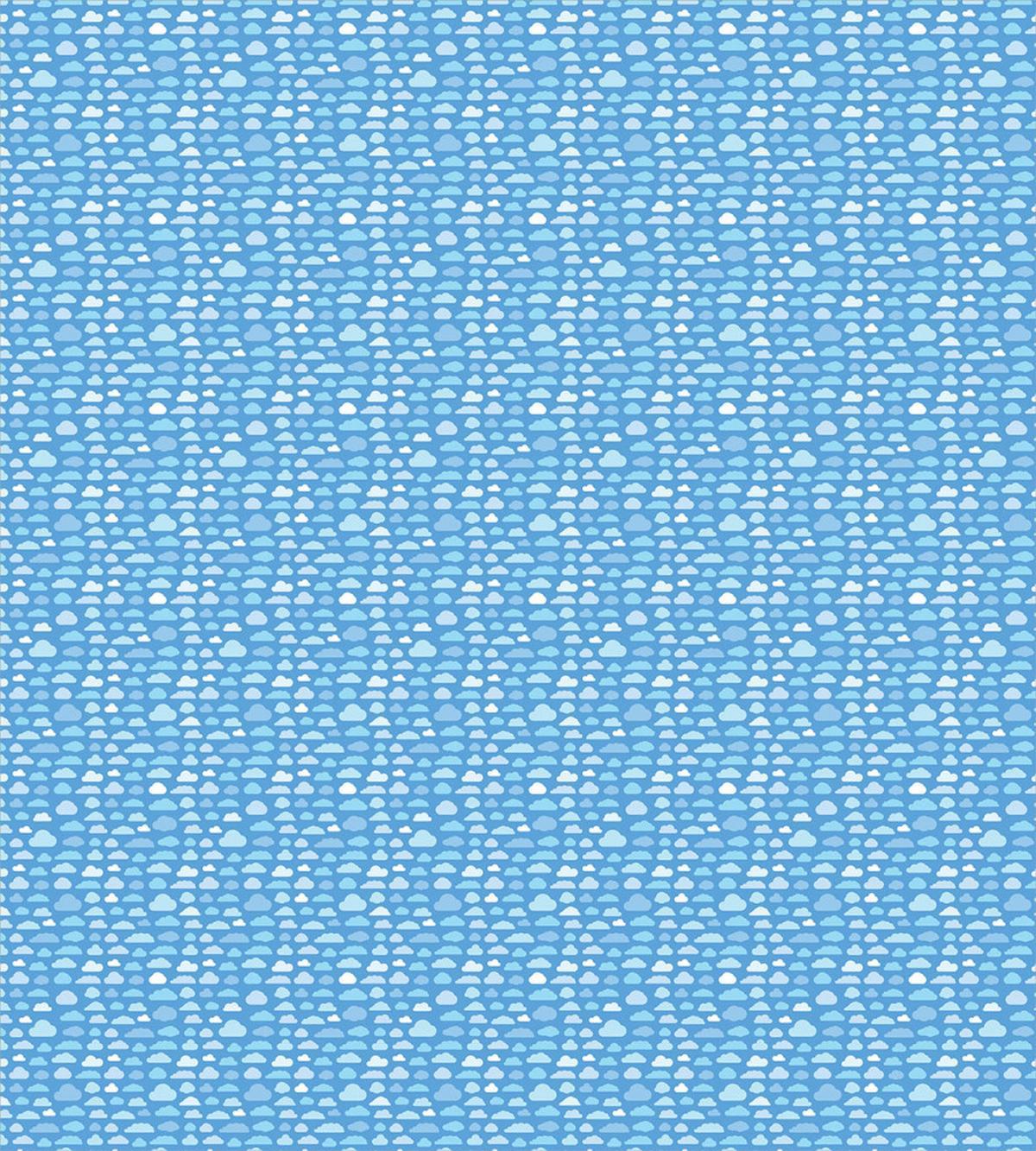 Puffy Blue Cumulus Clouds — Pattern