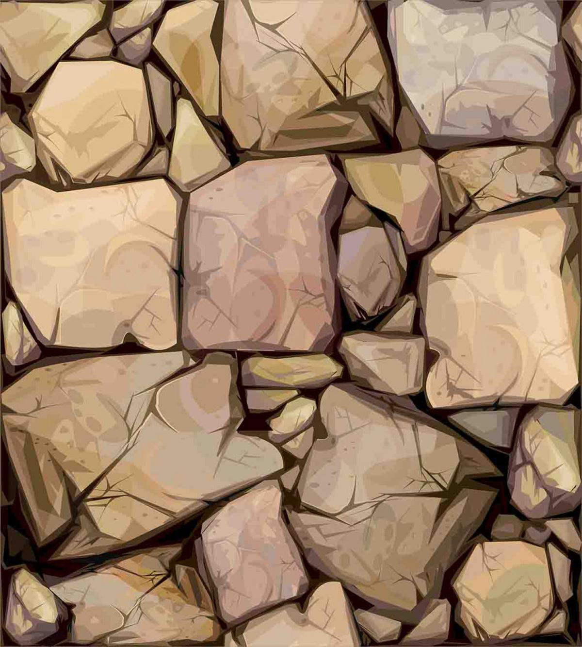 Cottage Stone Wall — Pattern
