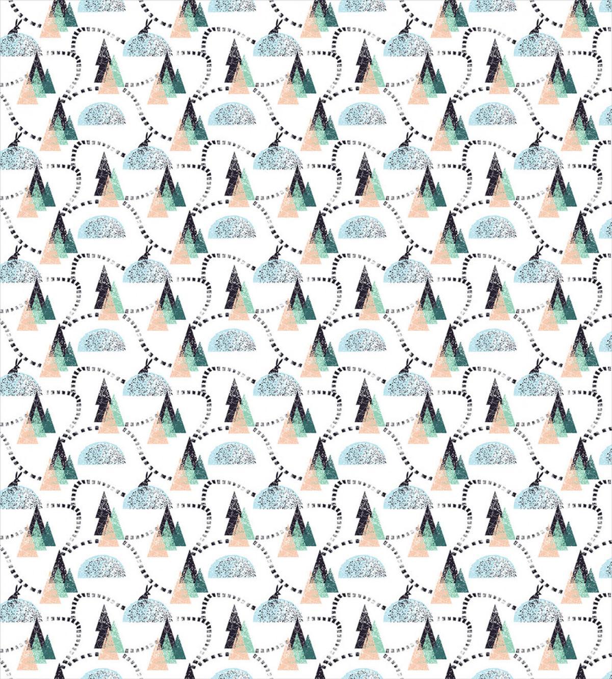 Winter Forest Christmas Snow — Pattern