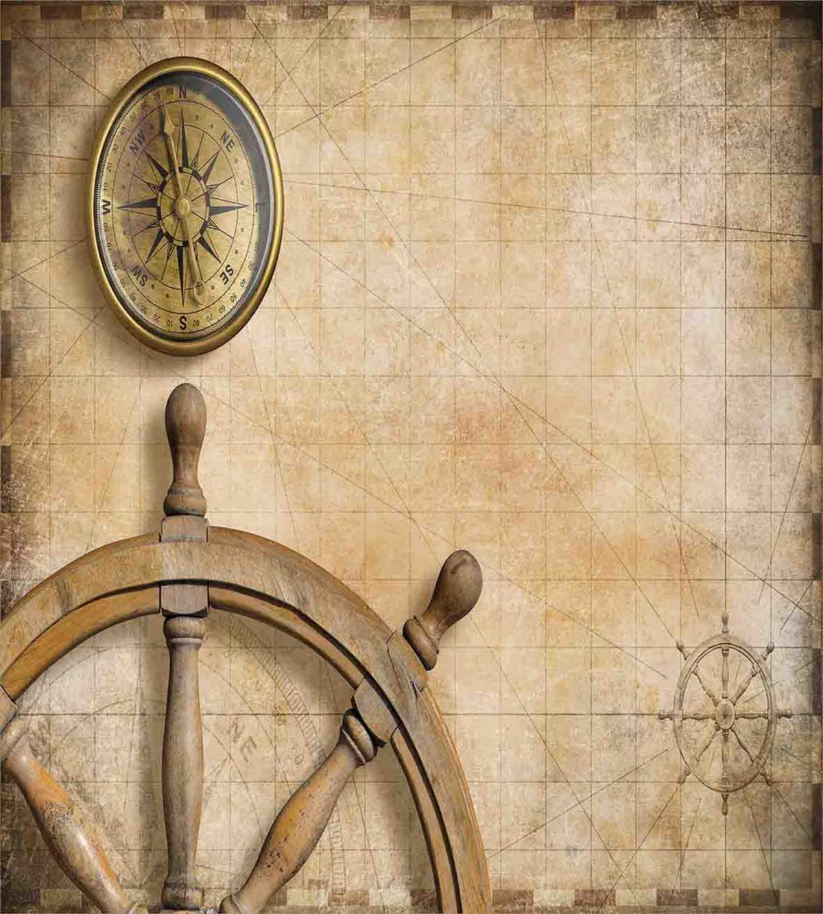 Wooden Wheel Compass — Pattern