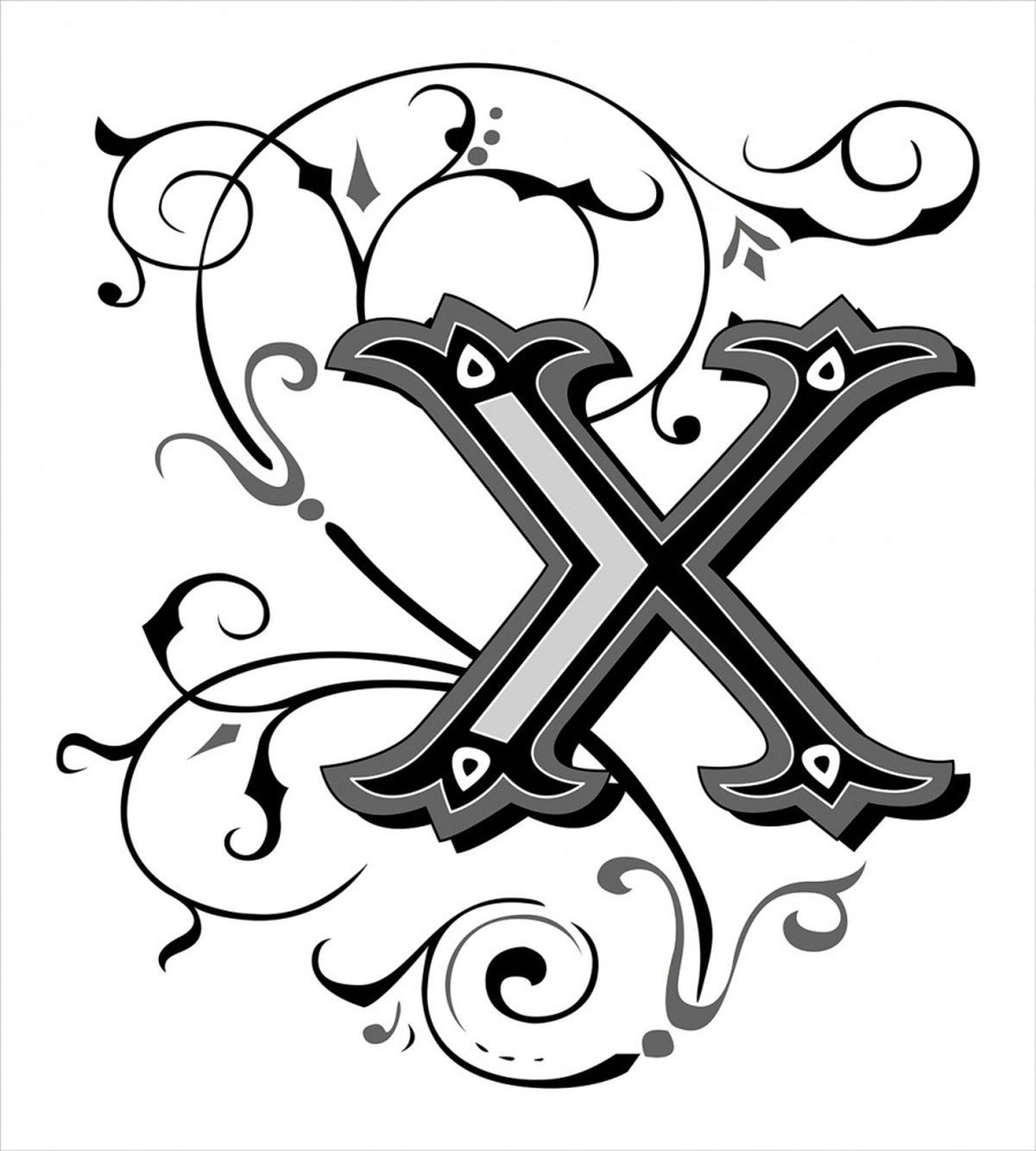 Antique Characters X — Pattern