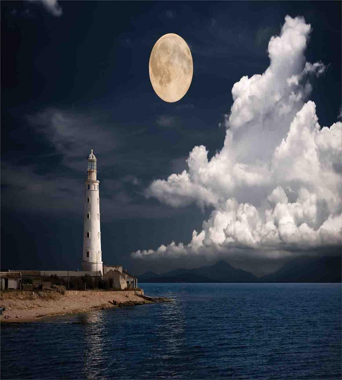 Moonlight Island Sea — Pattern