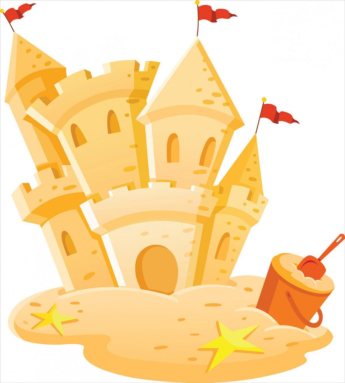 Sand Castle Kingdom Summer — Pattern