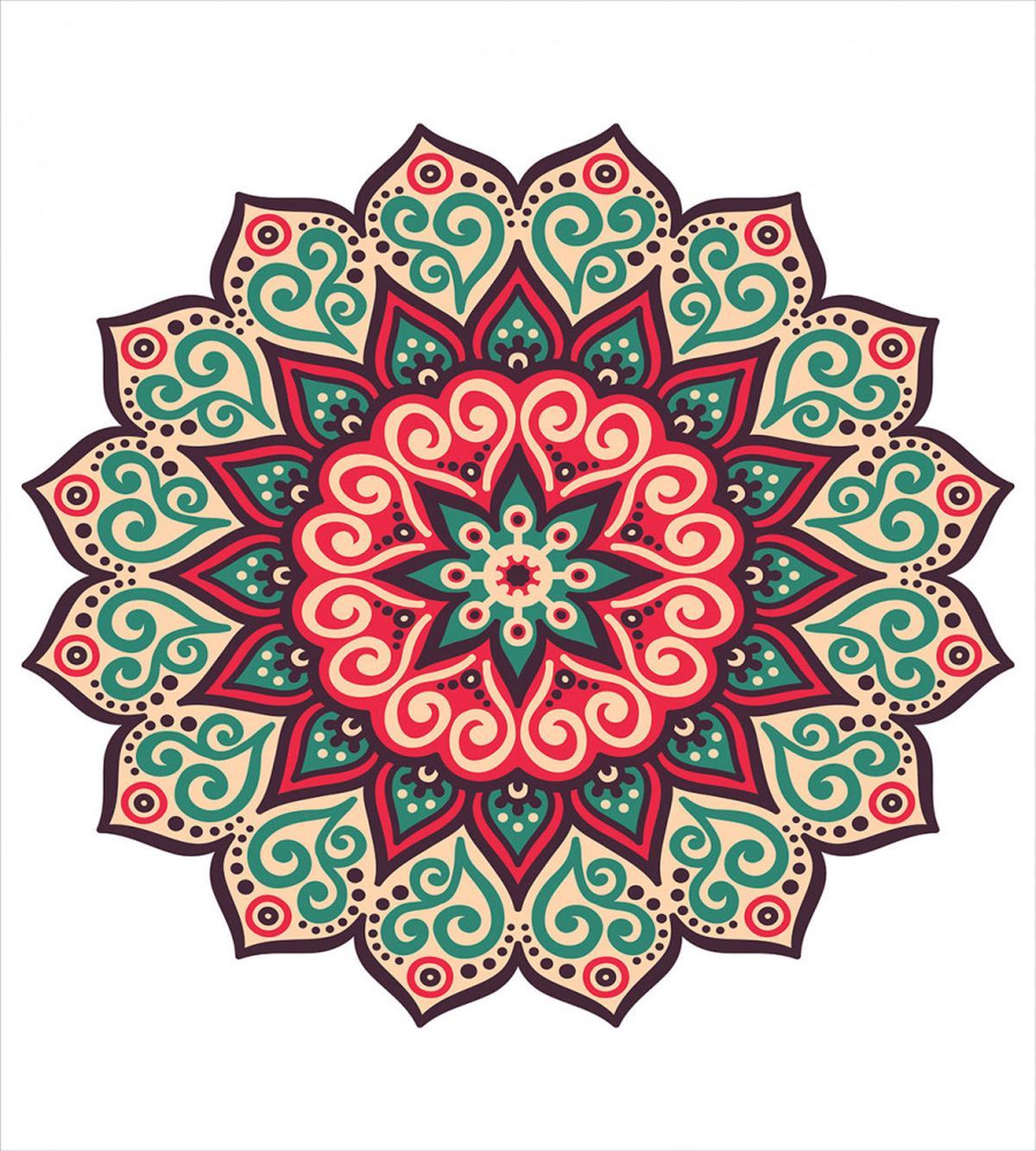 Retro Traditional Mandala — Pattern