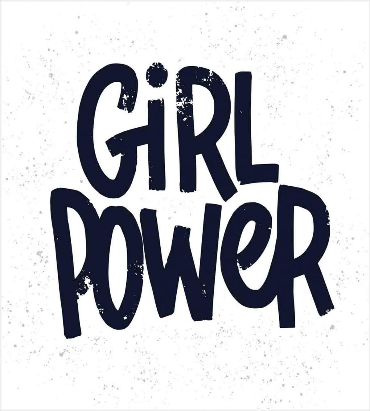 Girl Power Inscription — Pattern
