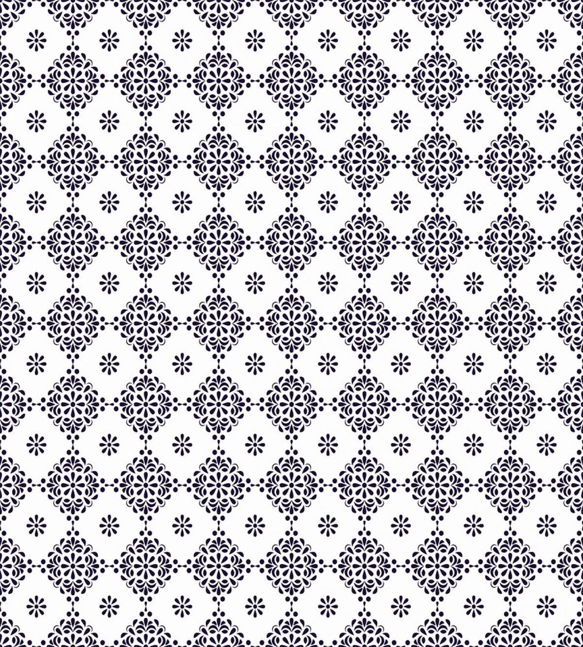 Ornamental Swirls Teardrop — Pattern