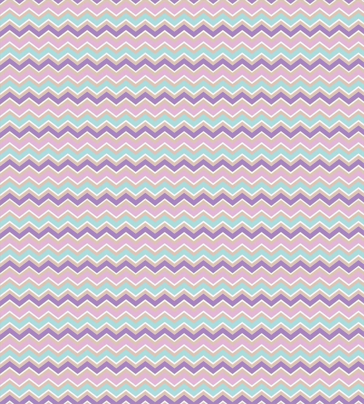 Pastel Tones Zigzags — Pattern