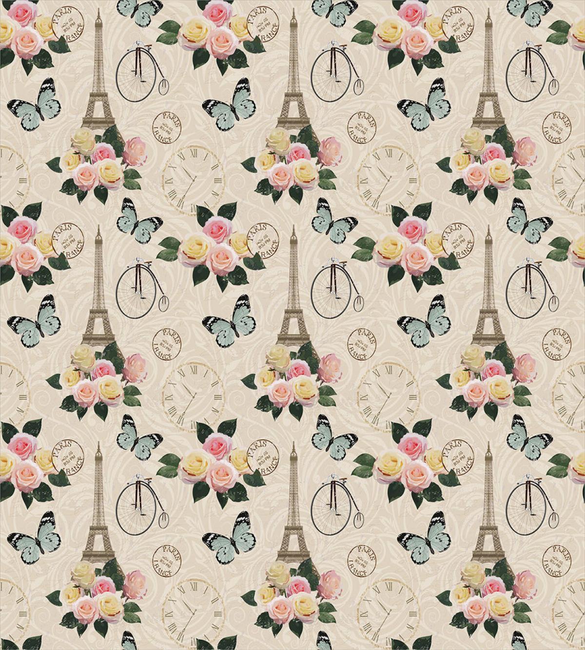 French Eiffel Tower Image — Pattern