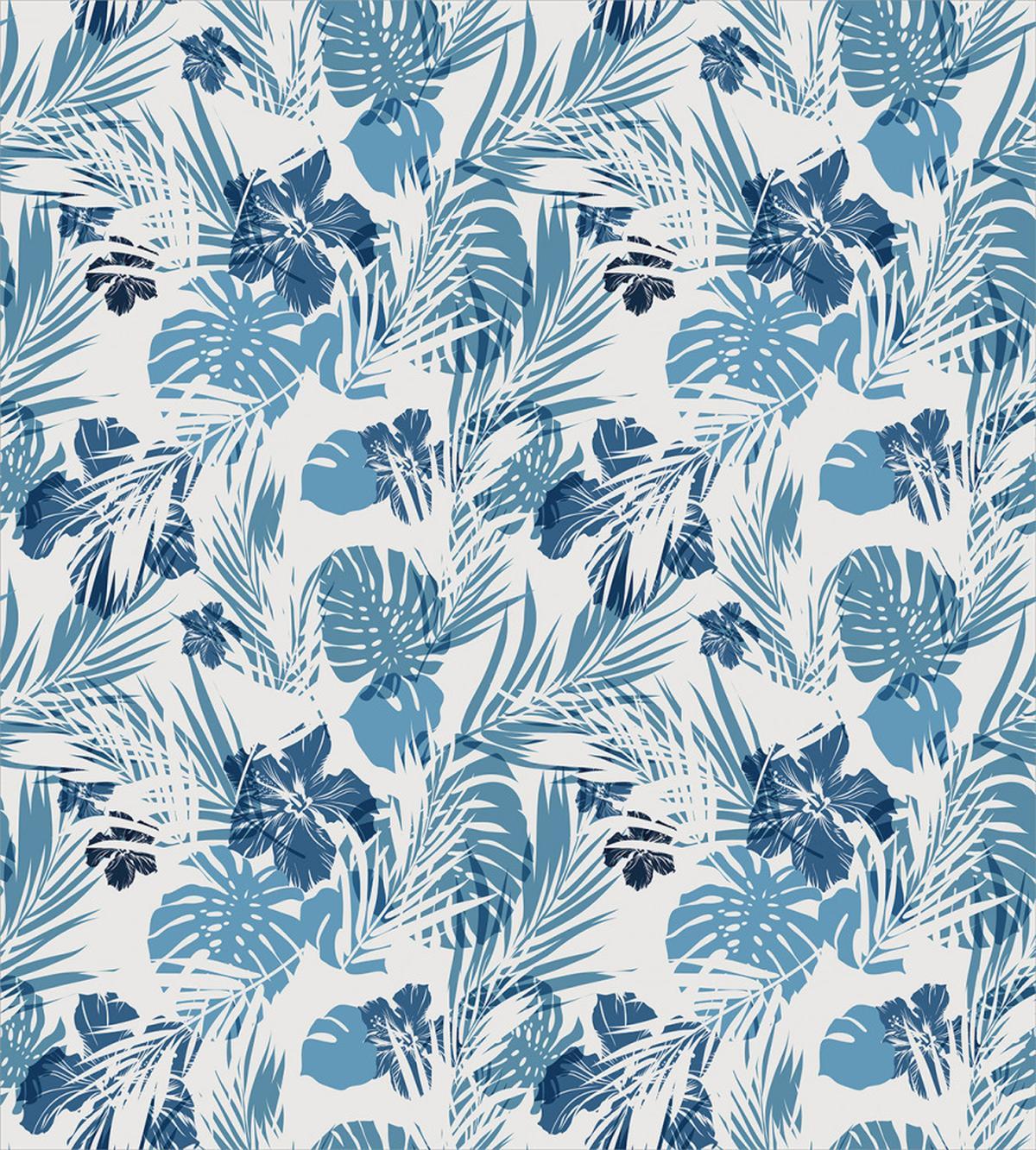 Hawaiian Flowers Palm Tree — Pattern