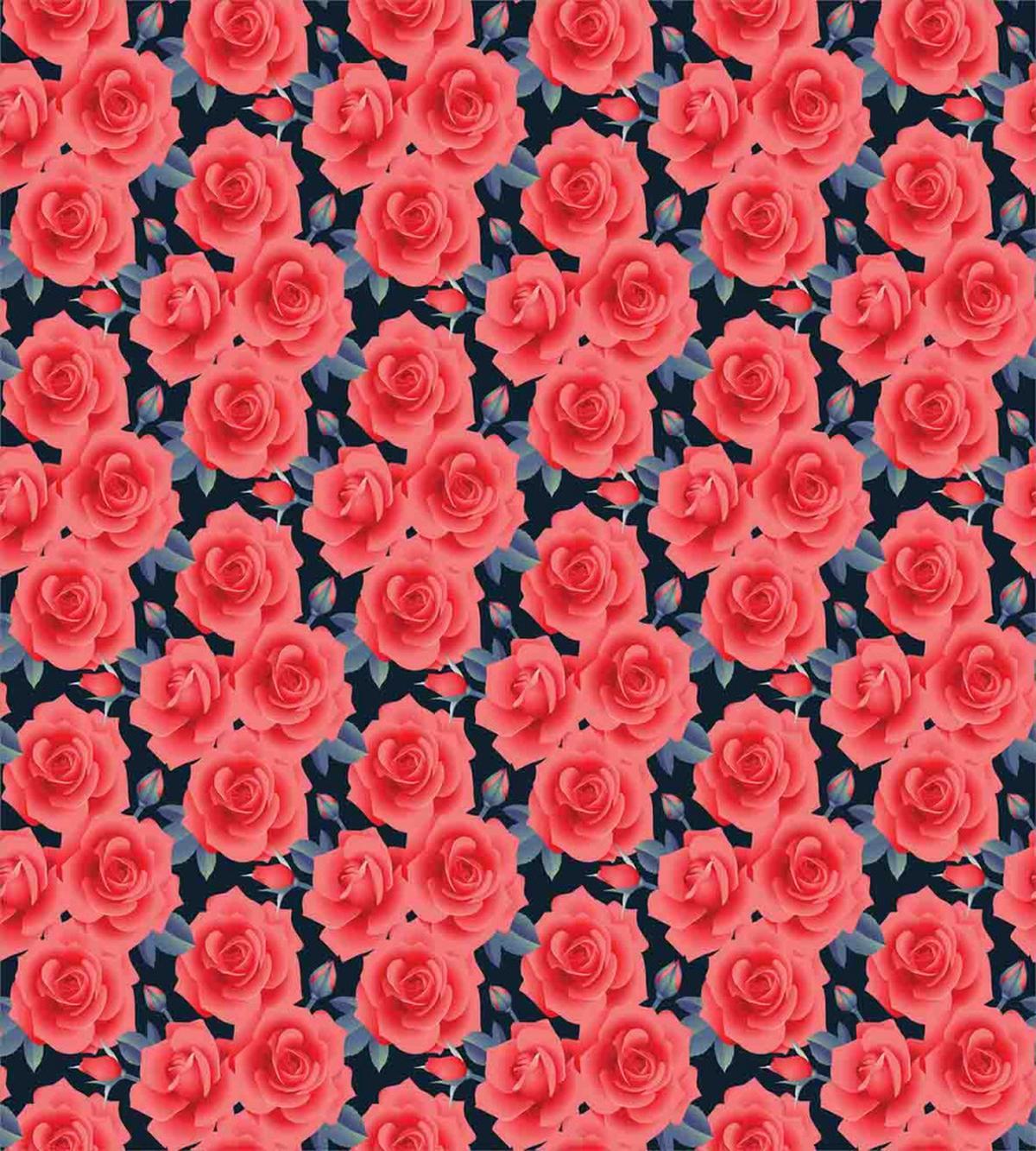 Romantic Blossoms Buds — Pattern