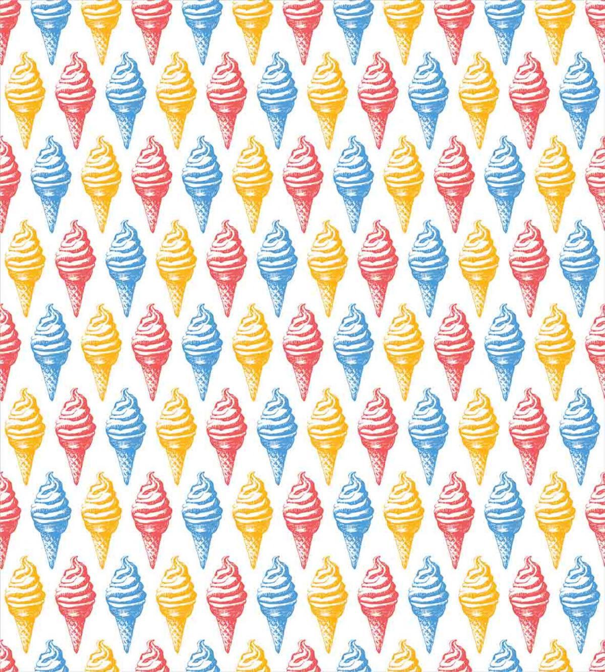 Ice Cream Cones 50s Time — Pattern