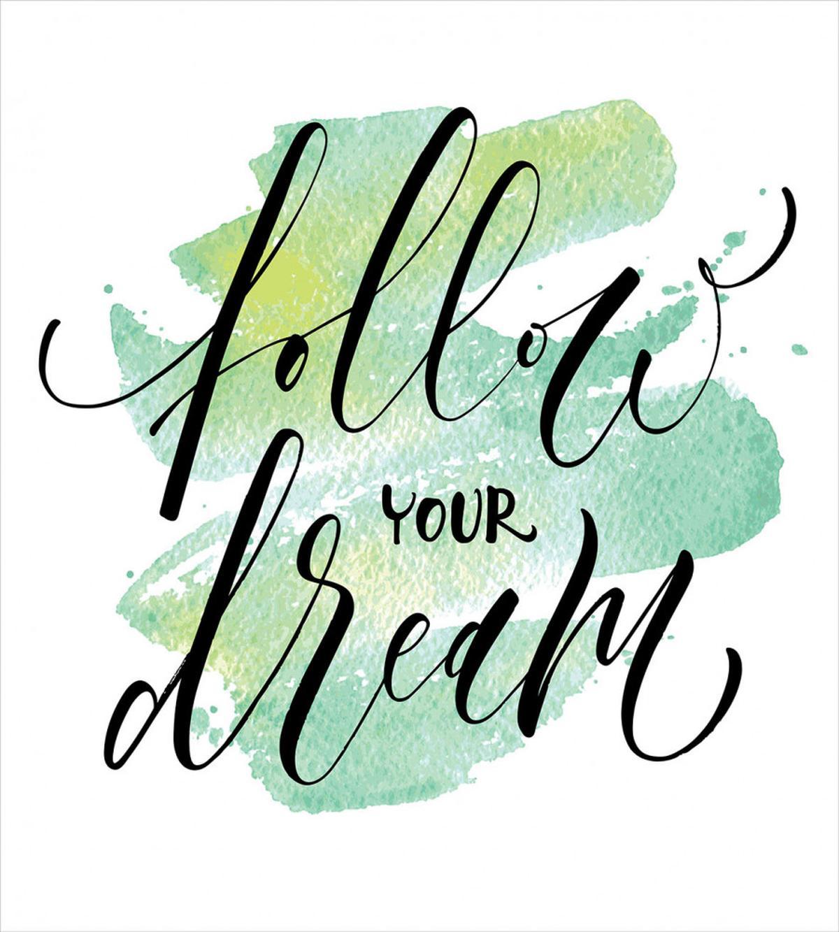 Green Brush Stoke Watercolor — Pattern