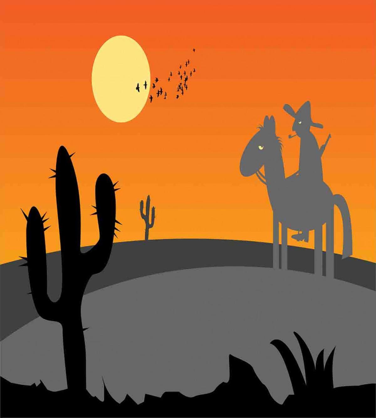 Hot Mexico Desert — Pattern