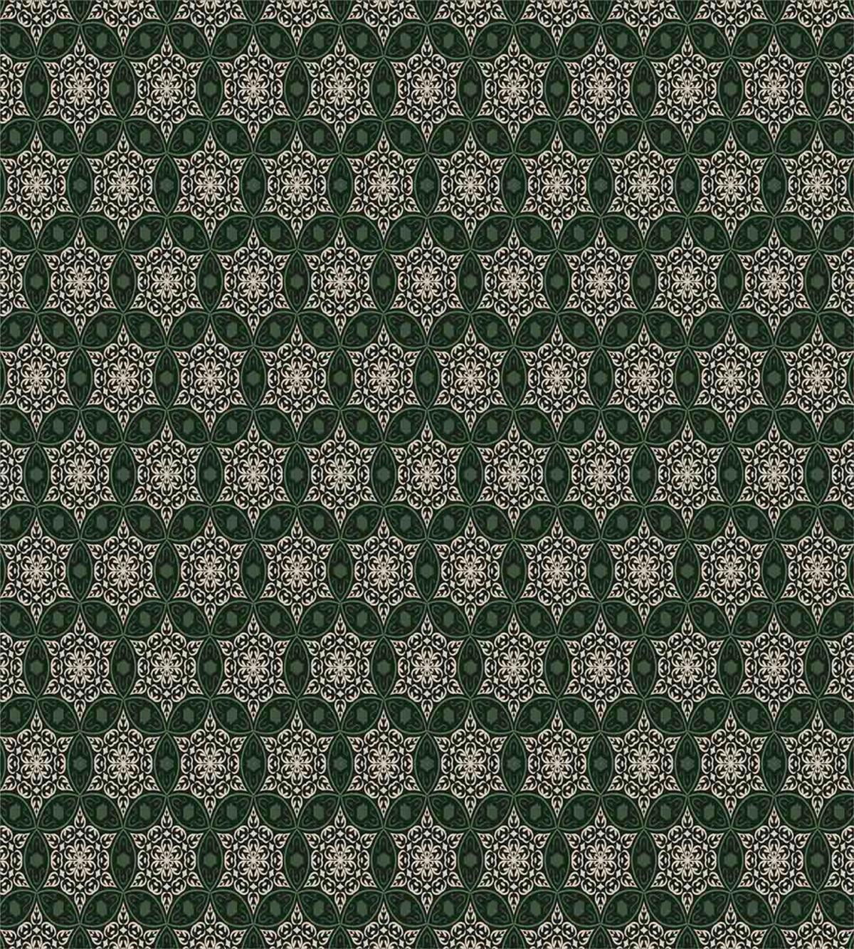 Floral Motif Timeless Retro — Pattern