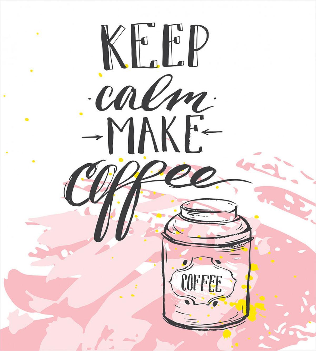 Strokes Make Coffee — Pattern