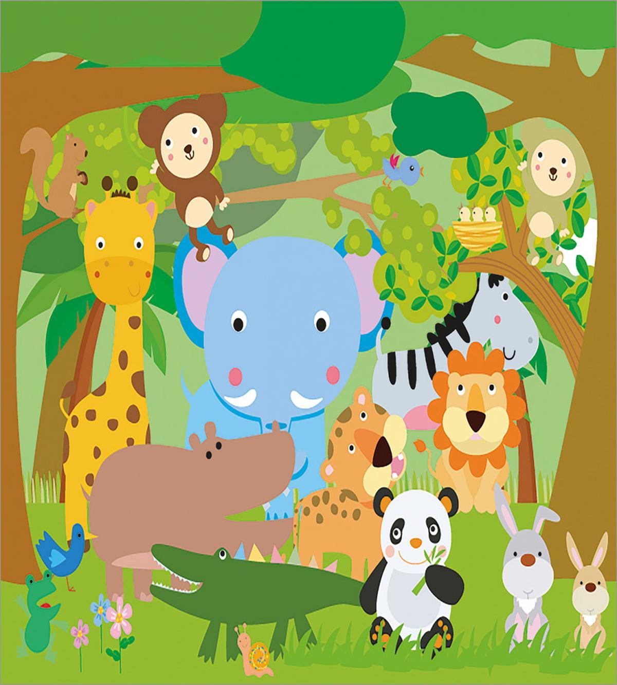 Funny Wildlife Mammals — Pattern