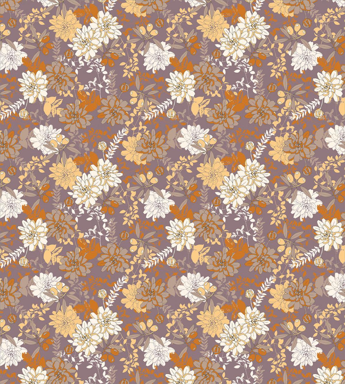 Flowers and Olive Branches — Pattern