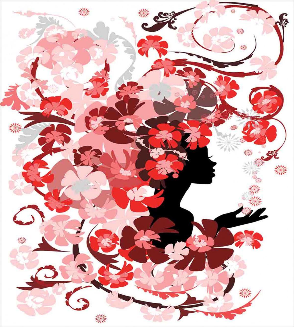 Flower Girl Long Hair — Pattern