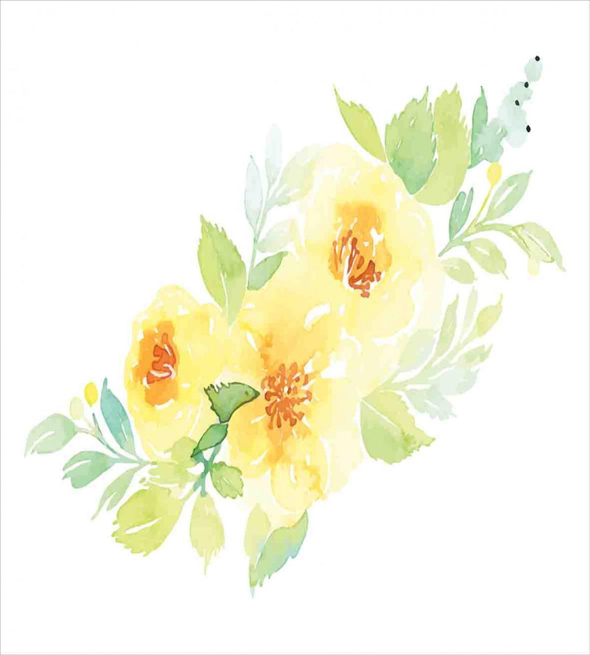 Watercolor Nature Flower — Pattern