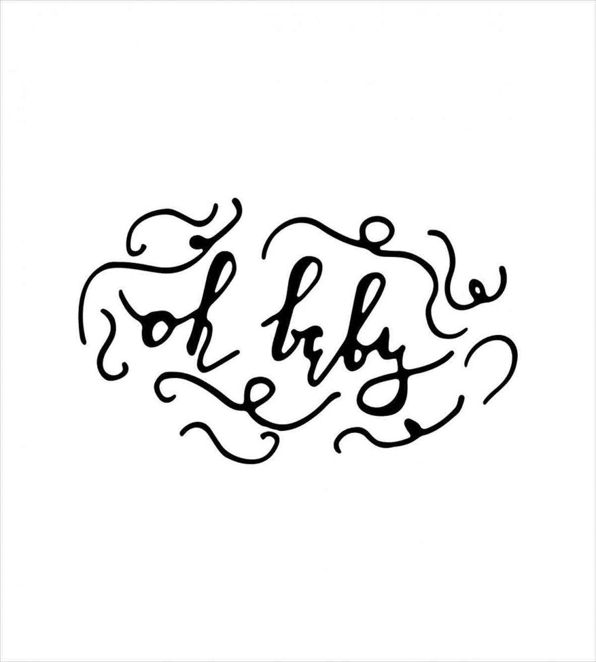 Calligraphy Curlicues — Pattern