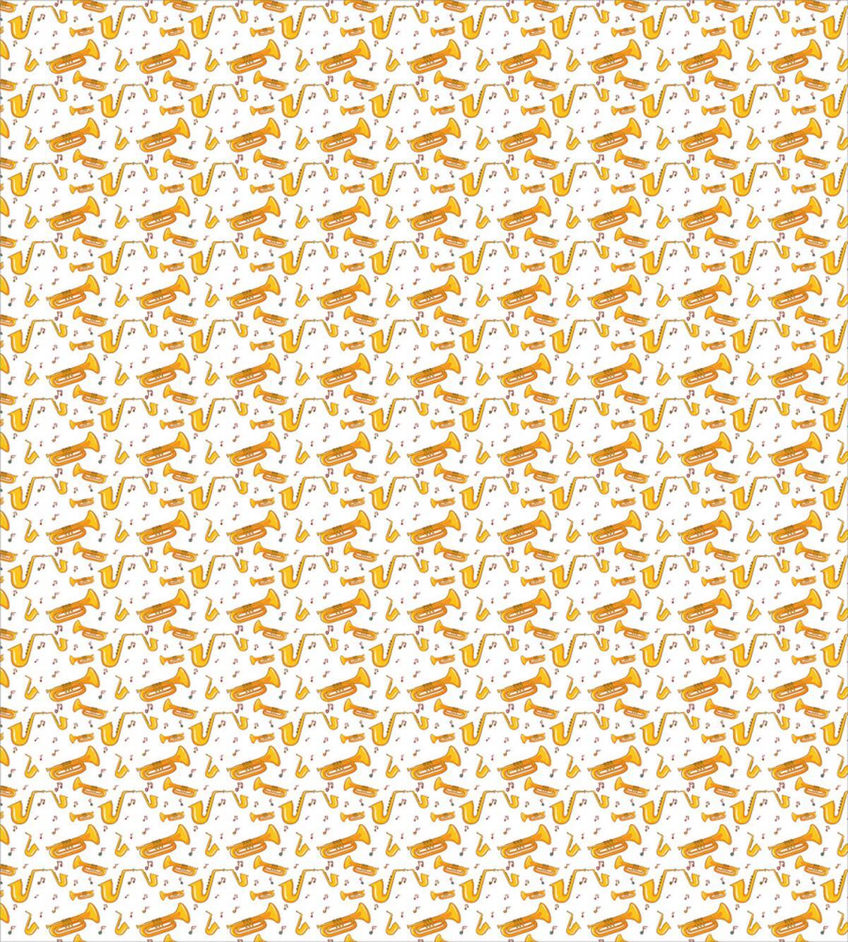 Cartoon Saxophones — Pattern