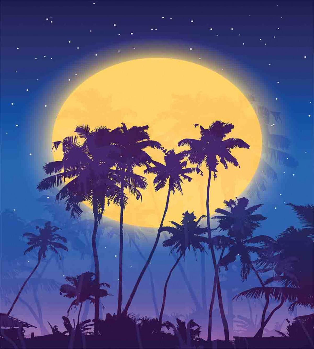 Coconut Palm Beach — Pattern