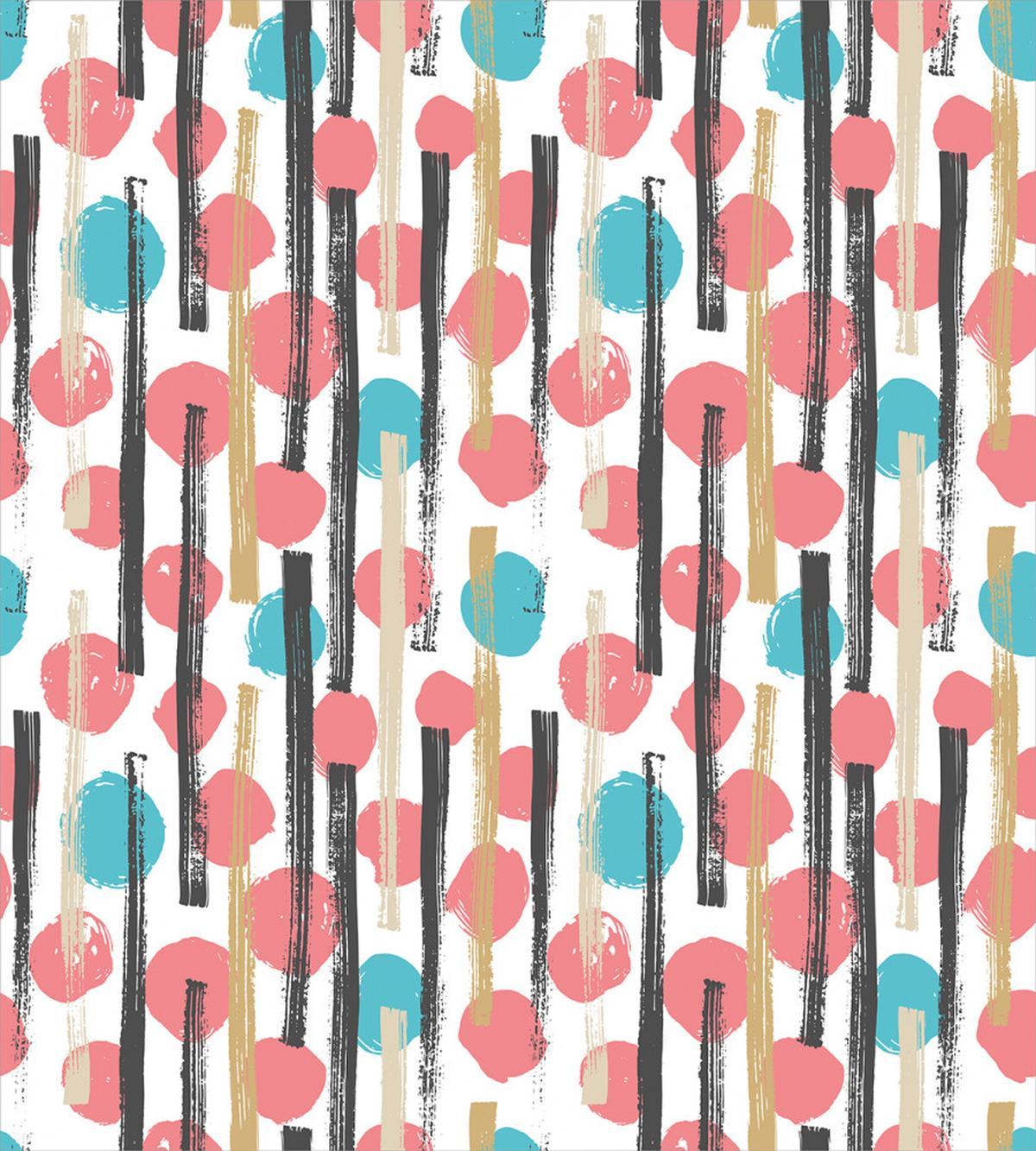 Hand Drawn Pale Stripes — Pattern