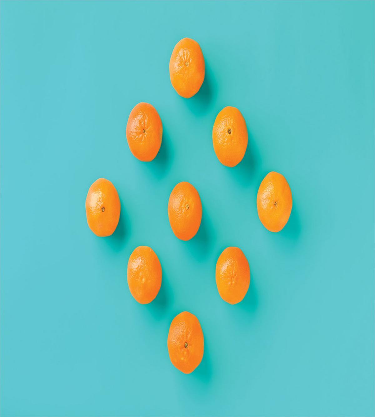 Modern Tangerine Art — Pattern