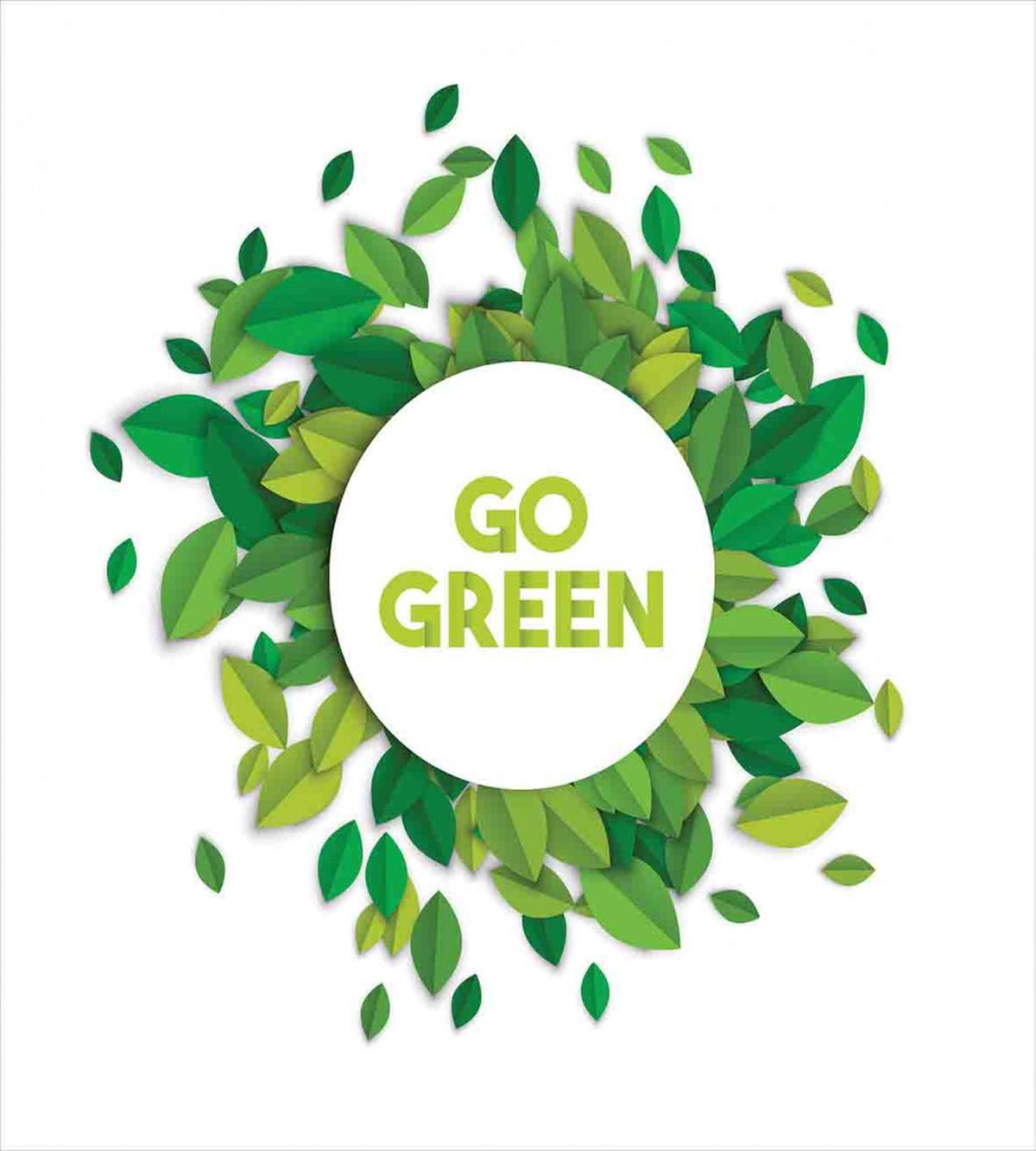 Go Green Eco Awareness — Pattern