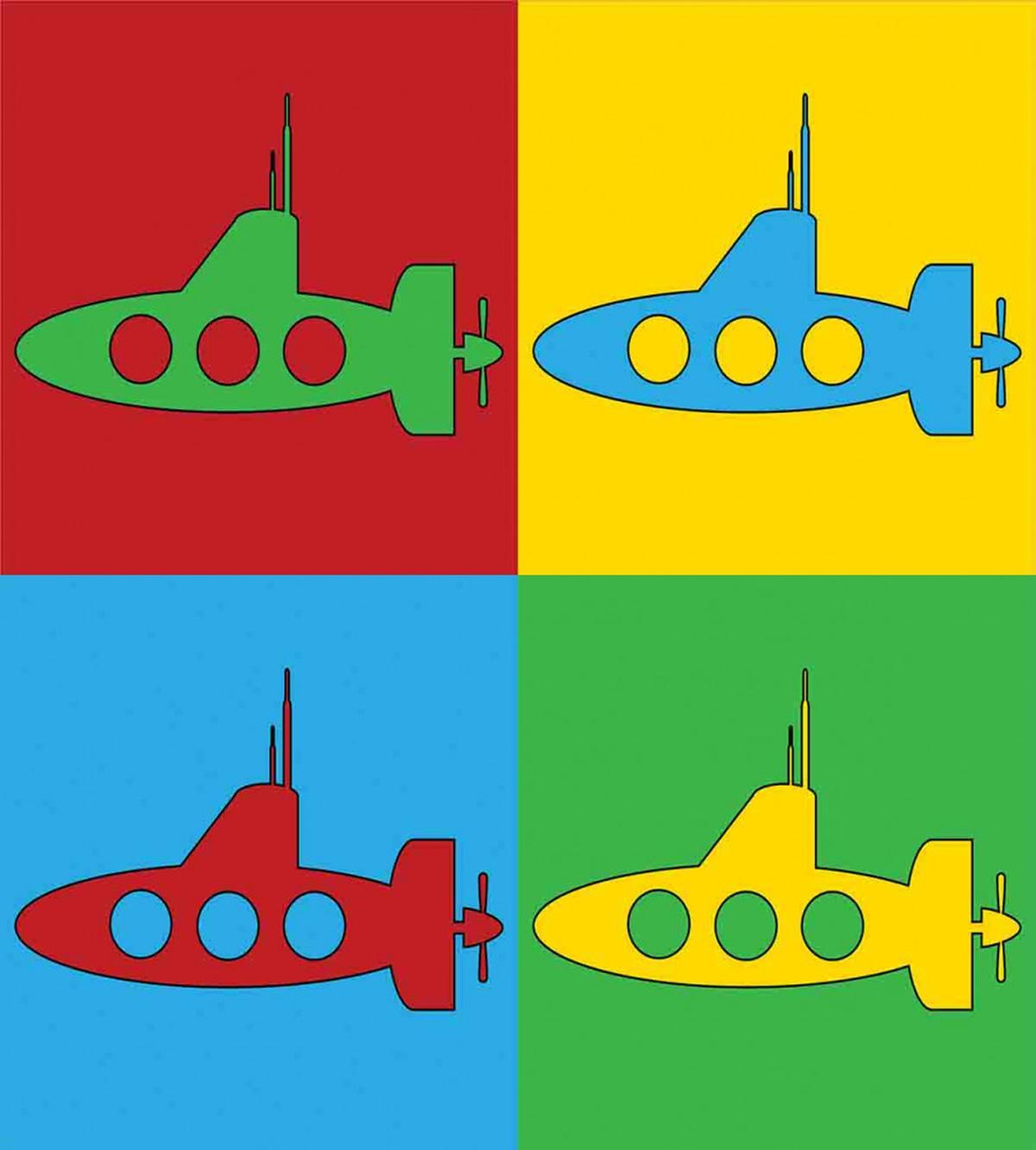 Pop Art Vessel Frames — Pattern