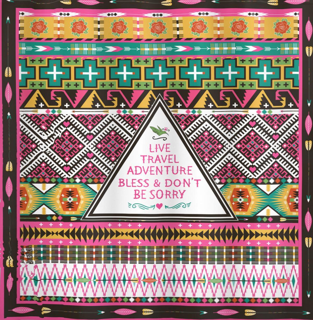 Folkloric Ornaments Boho — Pattern