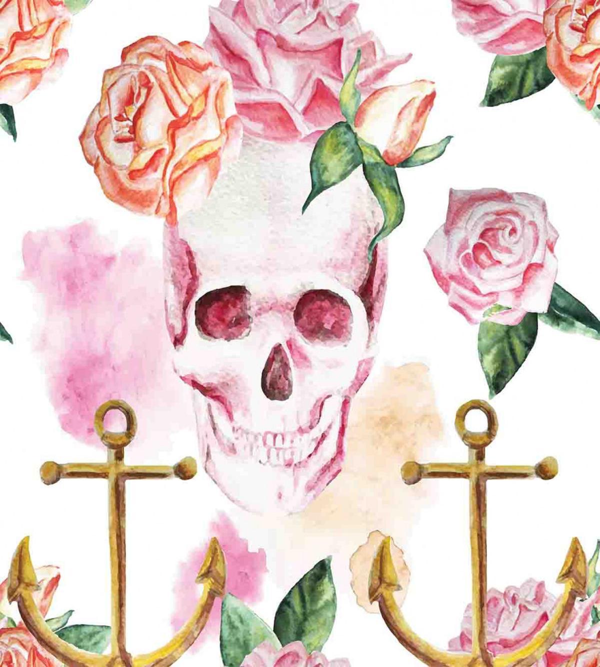 Anchor Roses Peony Art — Pattern