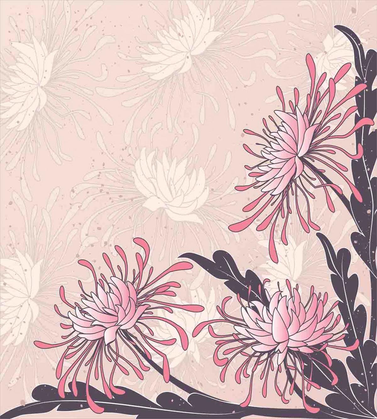 Chrysanthemum Bloom — Pattern