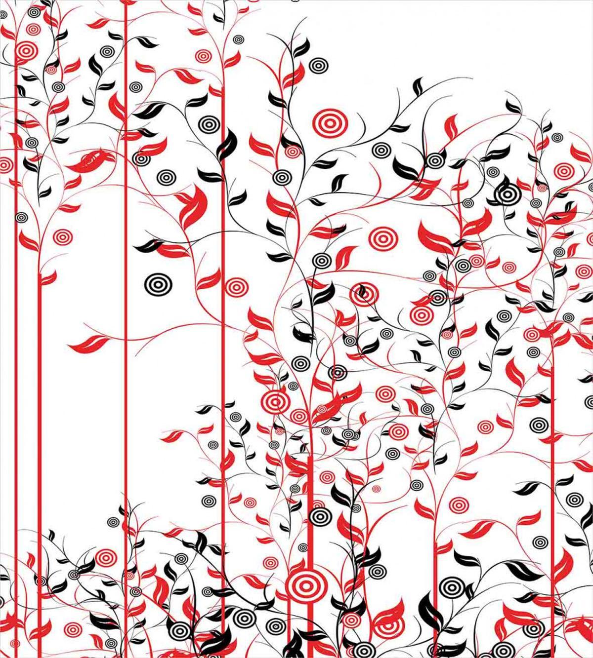Flowers Ivy Swirl Leaves — Pattern