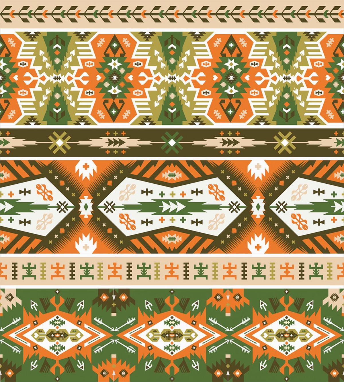 Aztec Mayan Style Stripe — Pattern