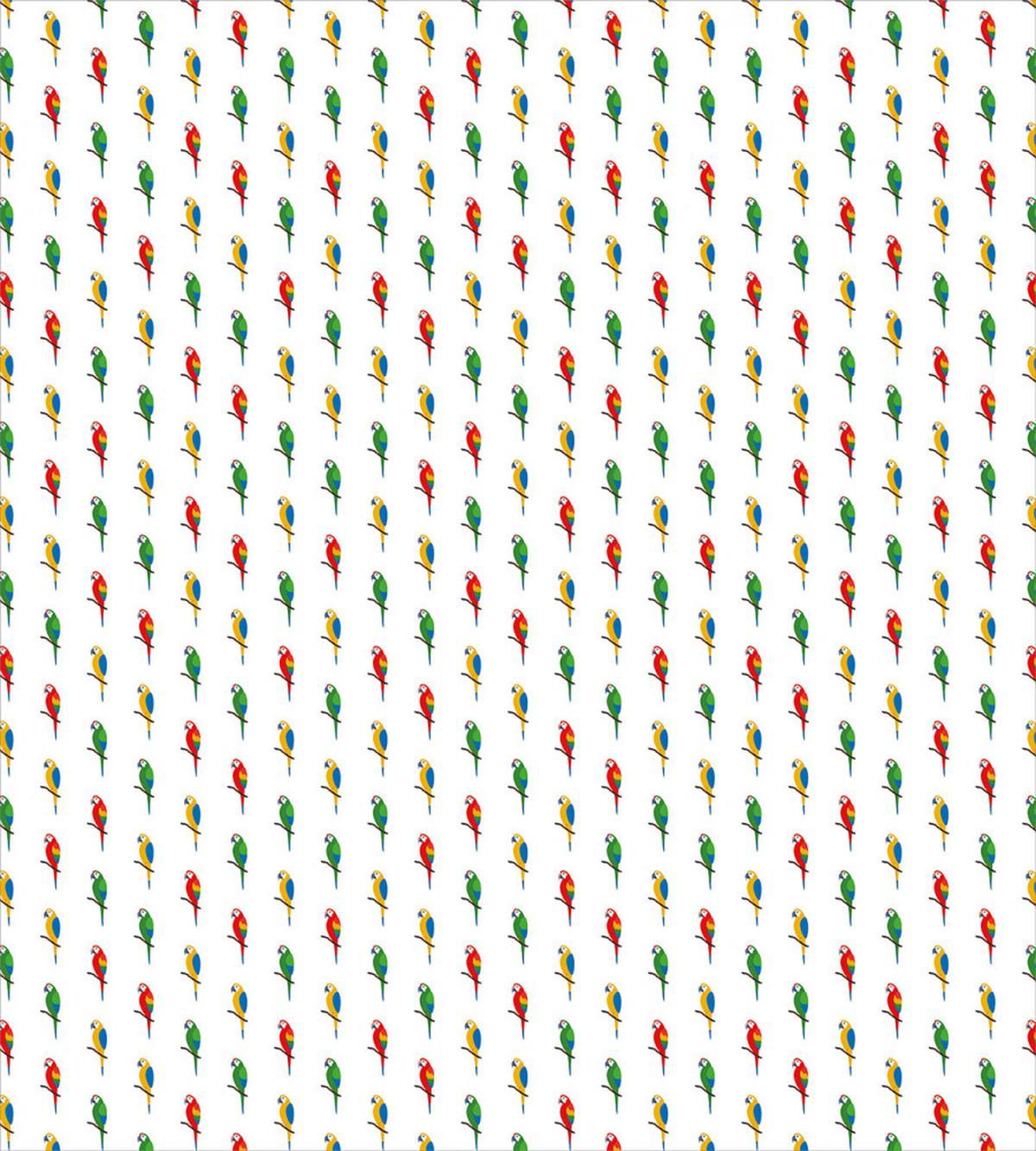 Exotic Parrots in Vivid Tones — Pattern