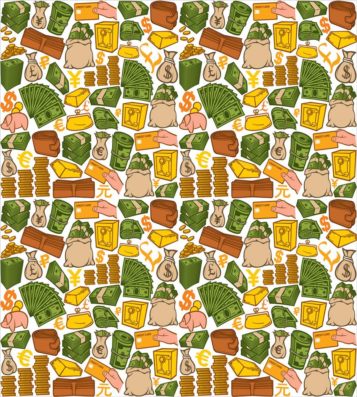 Colorful Pound Signs — Pattern