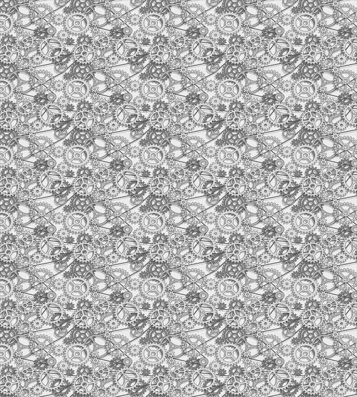 Grey Tone Gear Design — Pattern