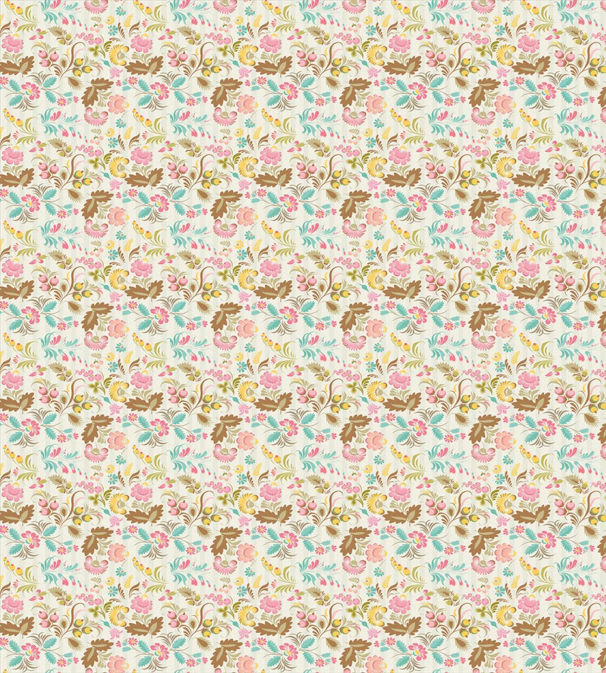 Nostalgic Pastel Botany — Pattern