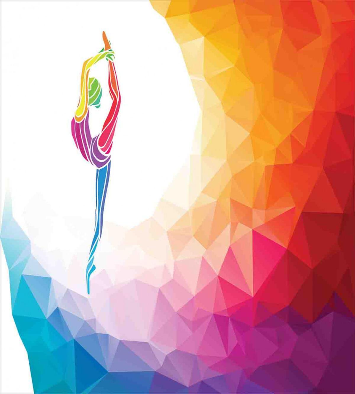 Polygonal Girl Motif — Pattern