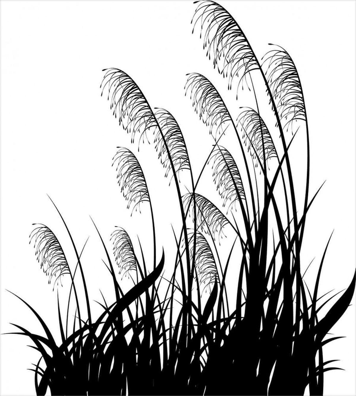 Bushes Wild Field — Pattern