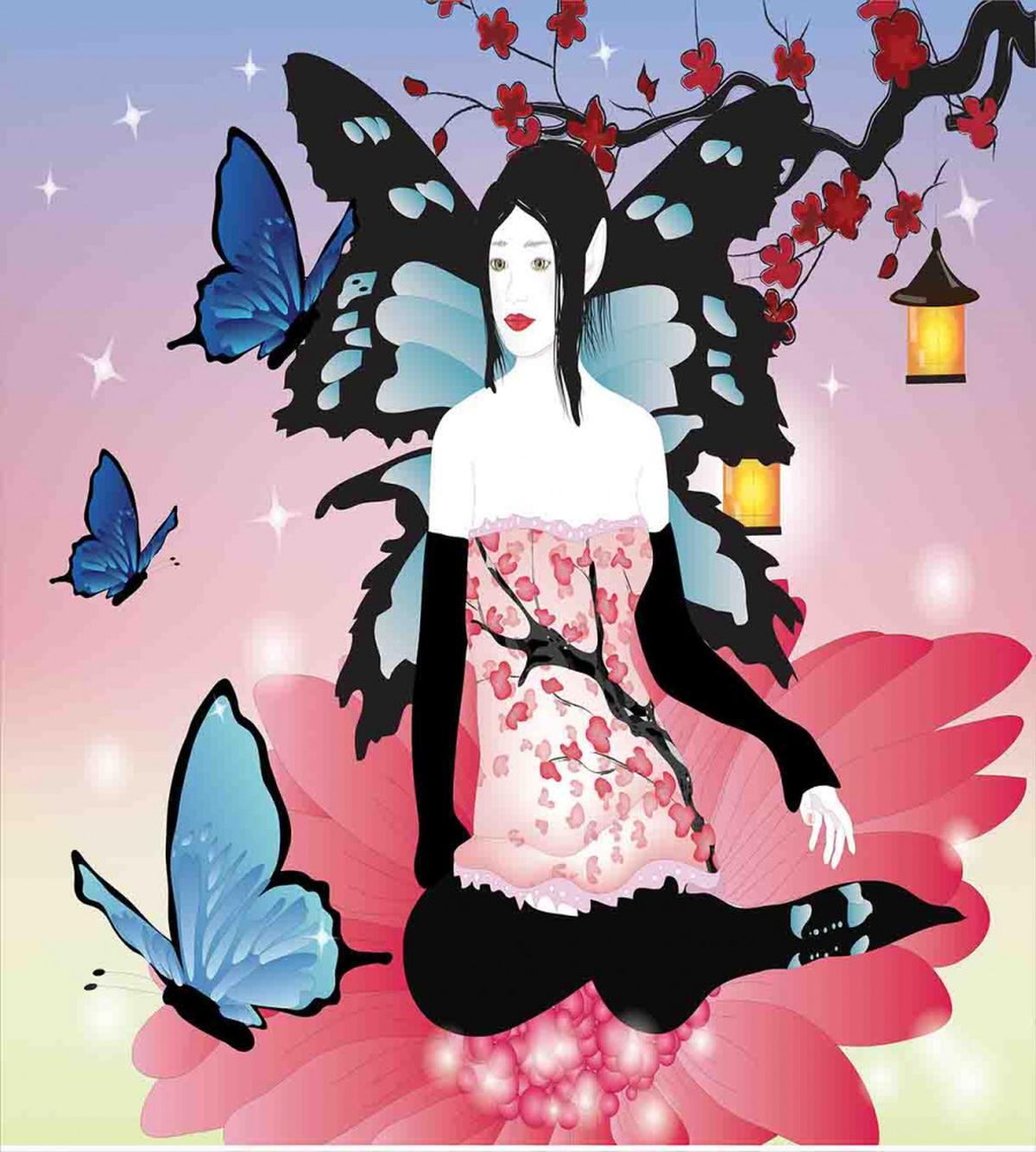 Fairy Girl with Wings — Pattern