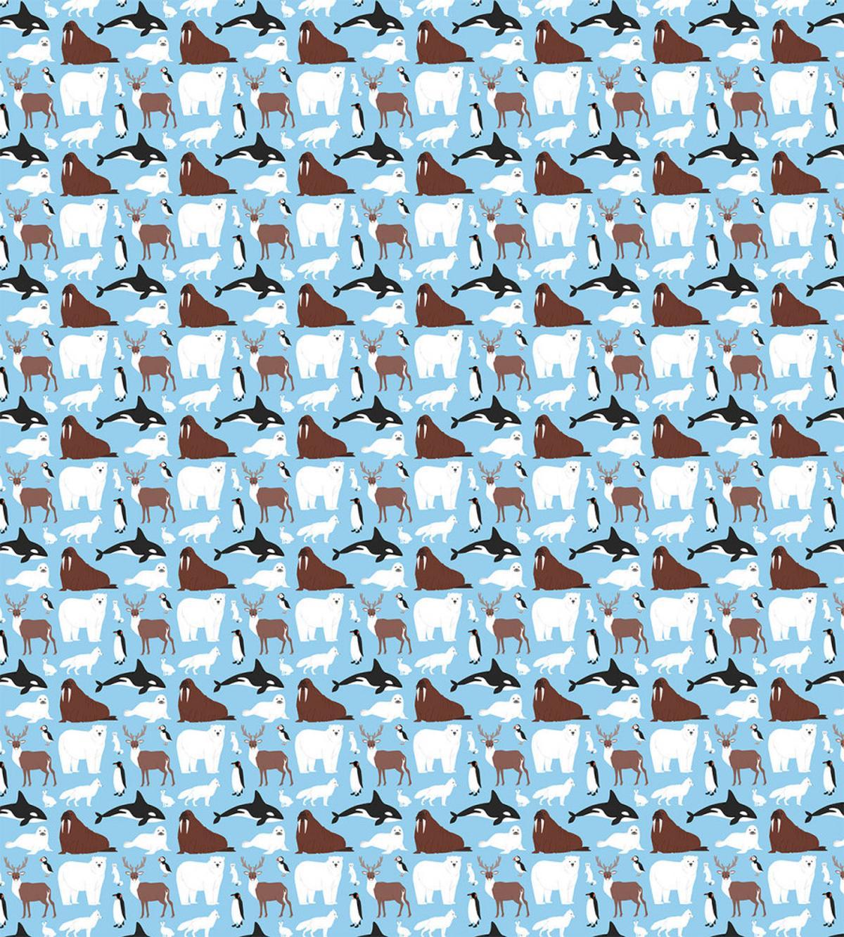Arctic Animals Aquatic — Pattern