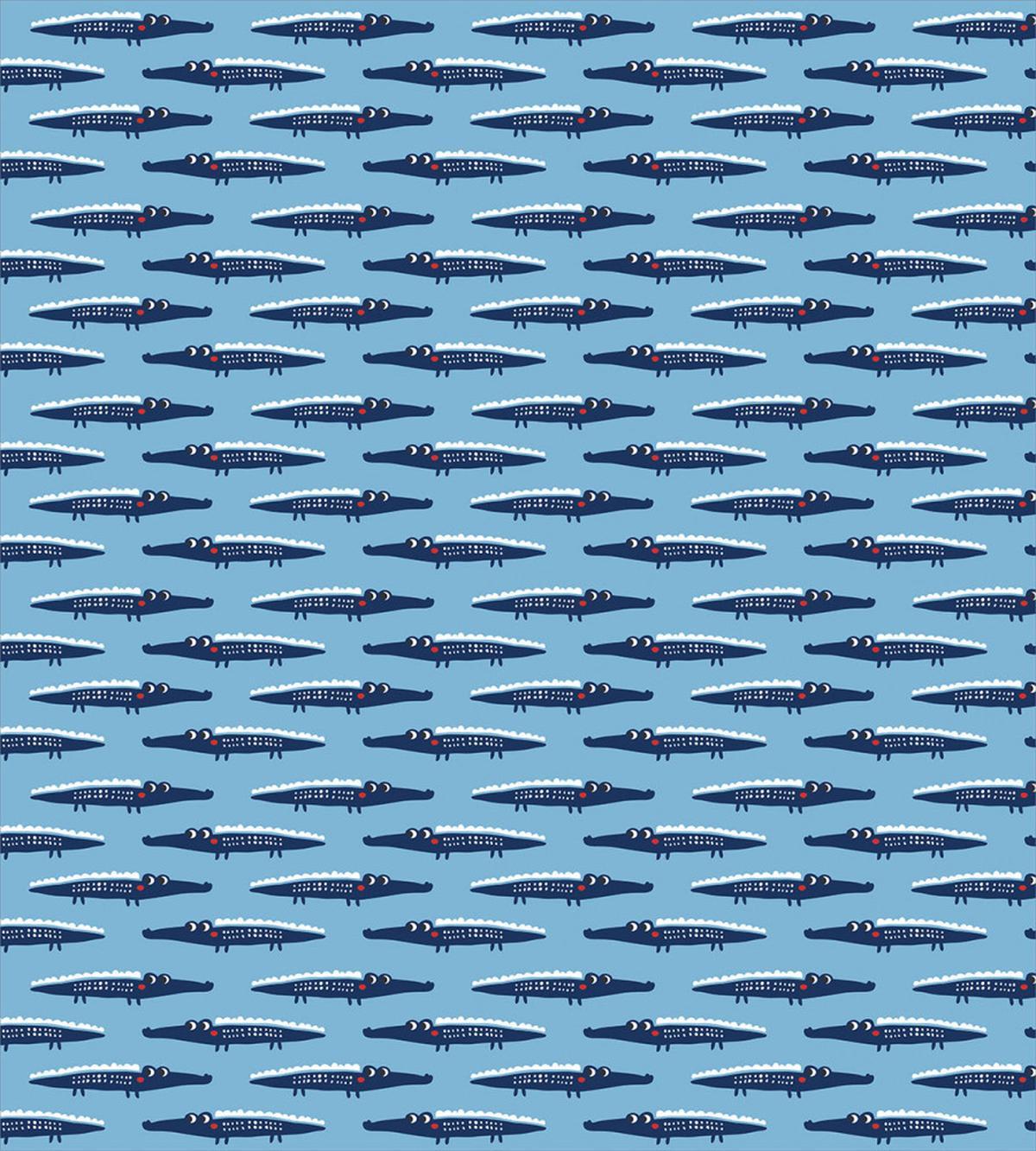 Cartoon of Funny Gators — Pattern