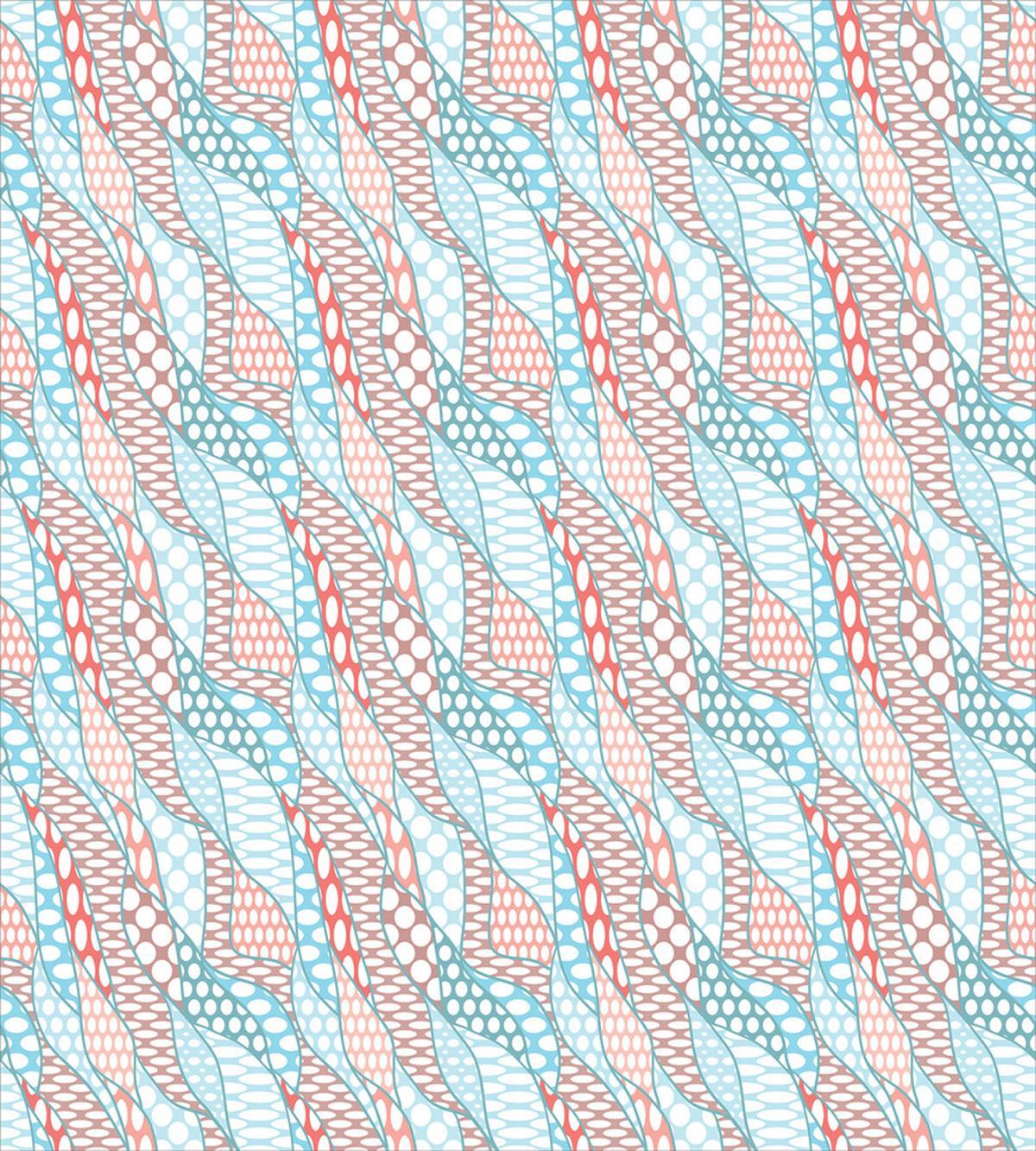 Wavy Stripes Ovals — Pattern