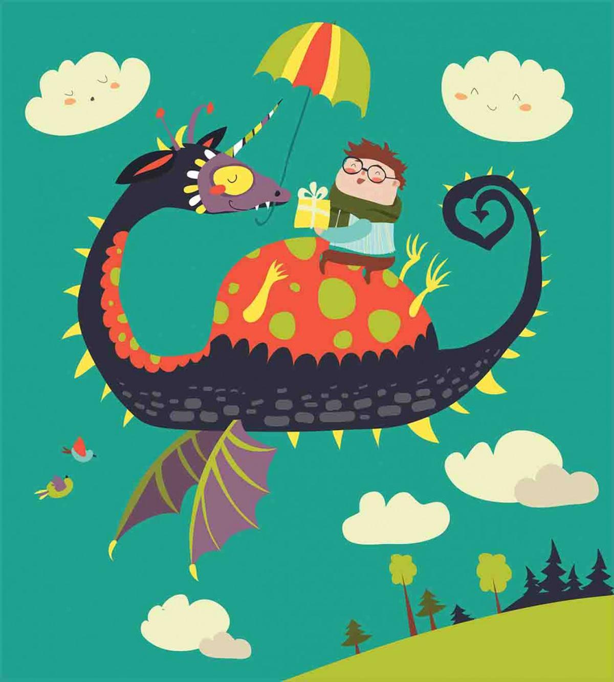 Fantasy Dragon Rider — Pattern