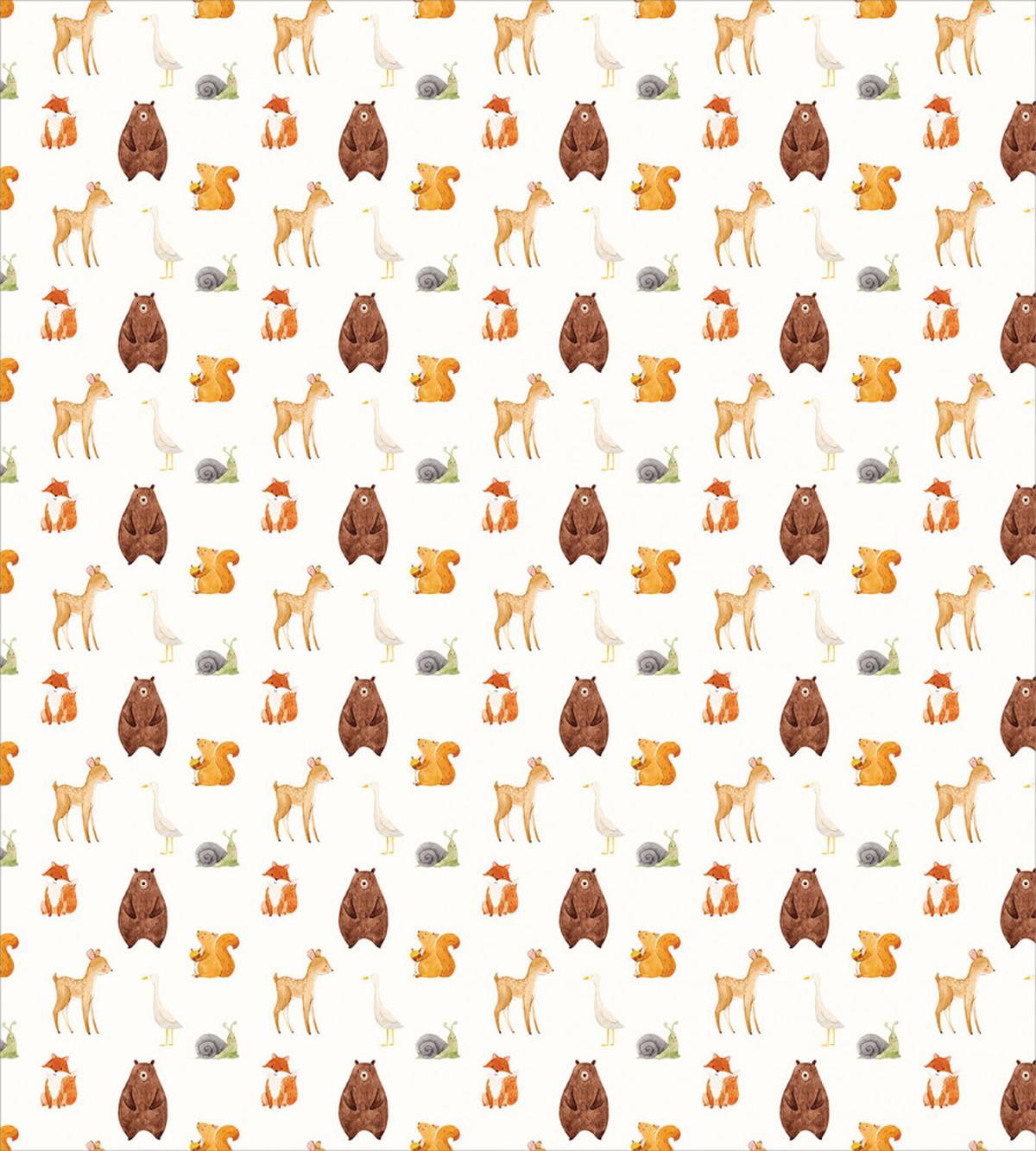 Baby Animals Watercolors — Pattern