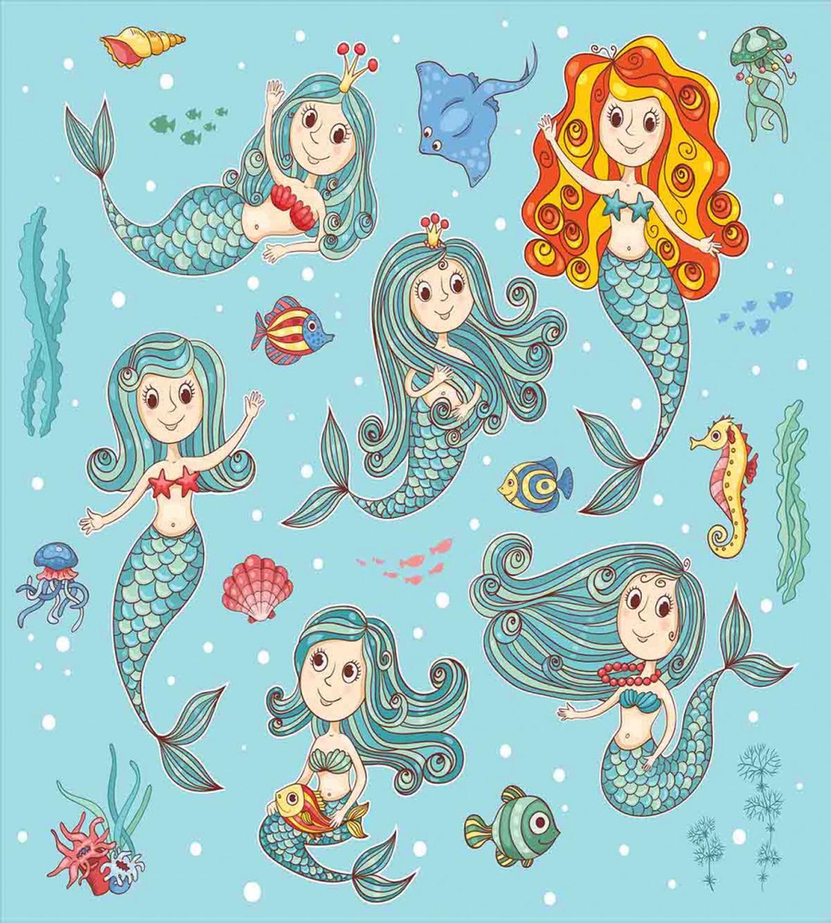 Marine Creatures Art — Pattern