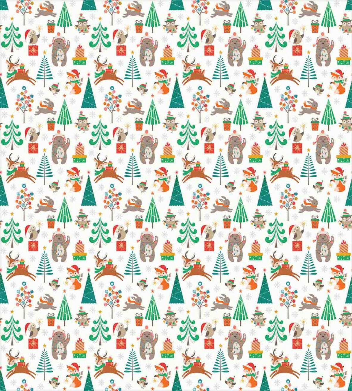 Tree Presents Animals — Pattern